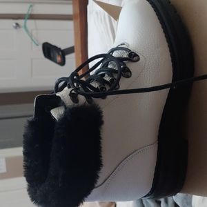 Made in Italy Winter White Boots